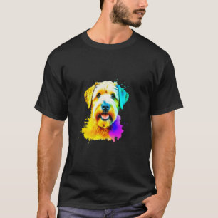 Soft Coated Wheaten Terrier Pop Art I Dog Lover I T-Shirt