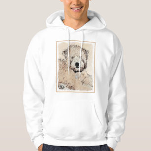 Soft-Coated Wheaten Terrier Puppy Painting Dog Art Hoodie