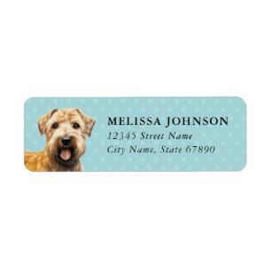 Soft Coated Wheaten Terrier Return Address Labels