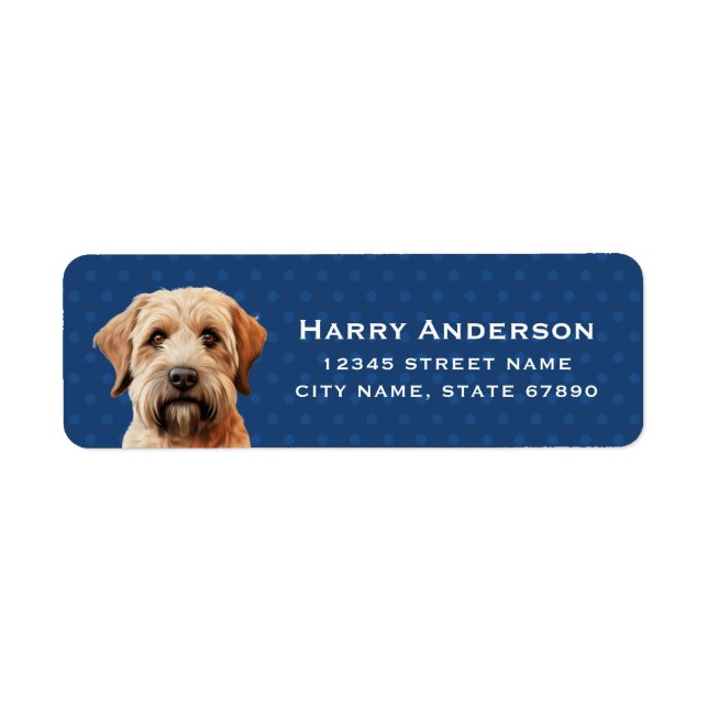 Soft Coated Wheaten Terrier Return Address Labels (Front)