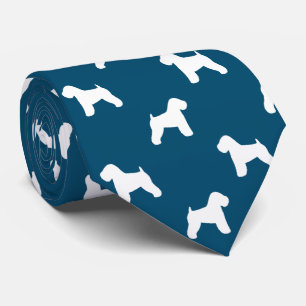 Soft Coated Wheaten Terrier Silhouettes Pattern Tie