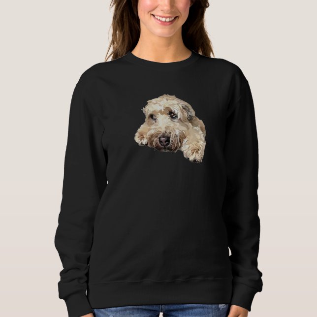 Soft Coated Wheaton Terrier Design Sweatshirt (Front)