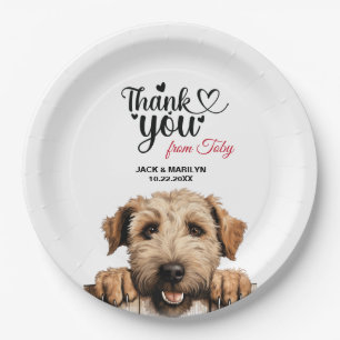 Soft Coated Wheaton Terrier Paper Plate