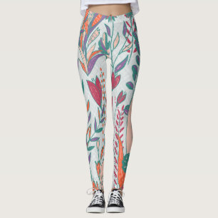Soft Color Garden Leggings