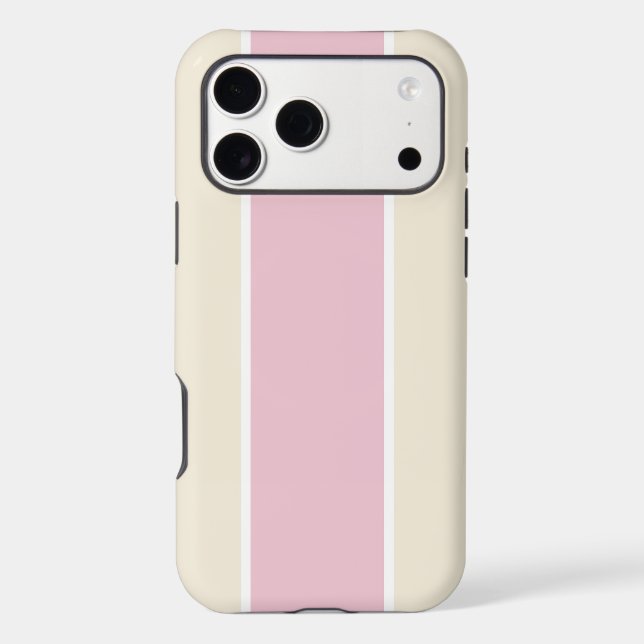 Soft Color Vertical Stripe Pattern Design (Back)