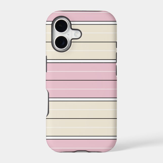 Soft Color Vertical Stripe Pattern Design (Back)