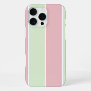 Soft Color Vertical Stripe Pattern Design iPhone 16 Pro Max Case
