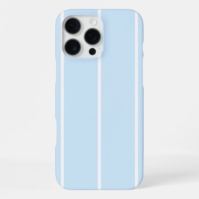 Soft Color Vertical Stripe Pattern Design iPhone Case (Back)