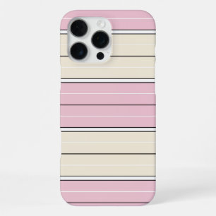 Soft Color Vertical Stripe Pattern Design iPhone 16 Pro Max Case