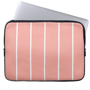 Soft Color Vertical Stripe Pattern Design Laptop Sleeve