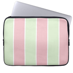Soft Color Vertical Stripe Pattern Design Laptop Sleeve