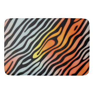 Soft Colorful Pastel Zebra Stripes