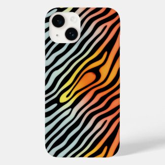 Soft Colorful Pastel Zebra Stripes