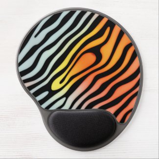 Soft Colorful Pastel Zebra Stripes
