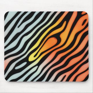 Soft Colorful Pastel Zebra Stripes