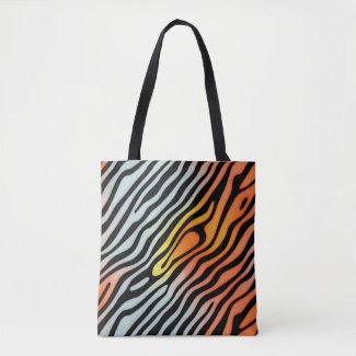 Soft Colorful Pastel Zebra Stripes