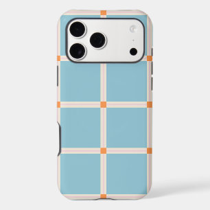 Soft Colour Grid Pattern with Warm Accent Minimal