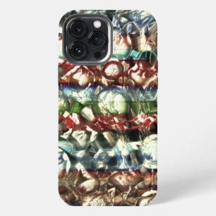 Soft colour texture with tone of some grainy glass iPhone 13 pro max case