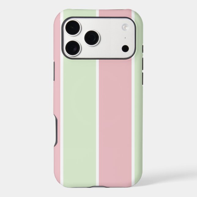 Soft Colour Vertical Stripe Pattern Design (Back)