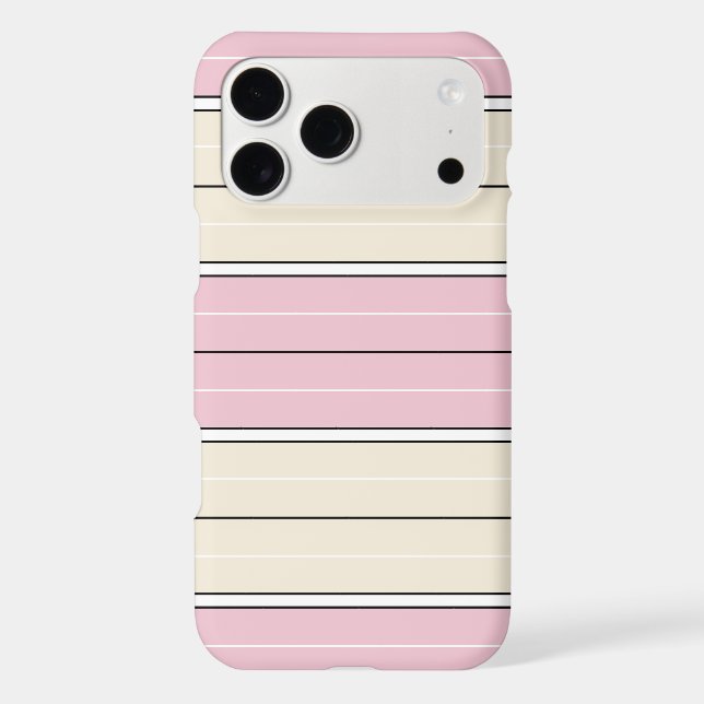 Soft Colour Vertical Stripe Pattern Design (Back)