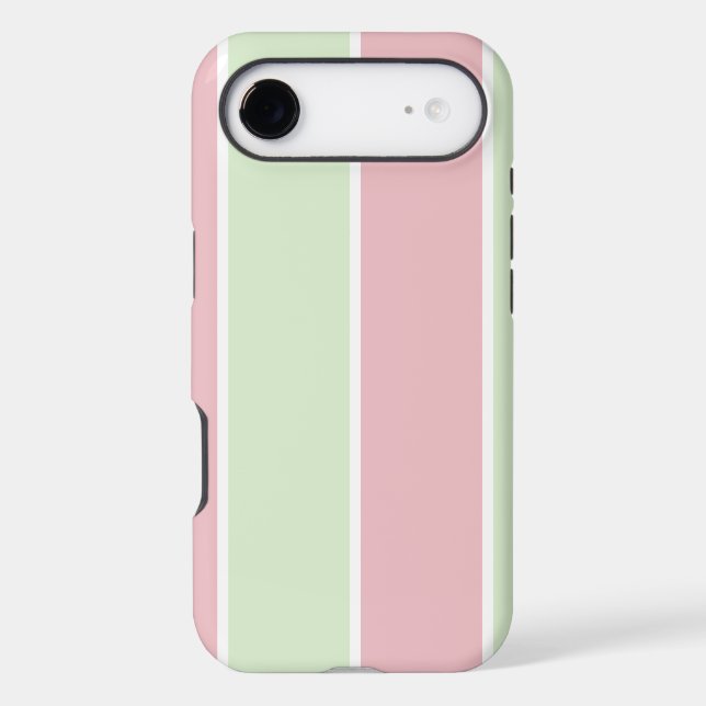 Soft Colour Vertical Stripe Pattern Design (Back)