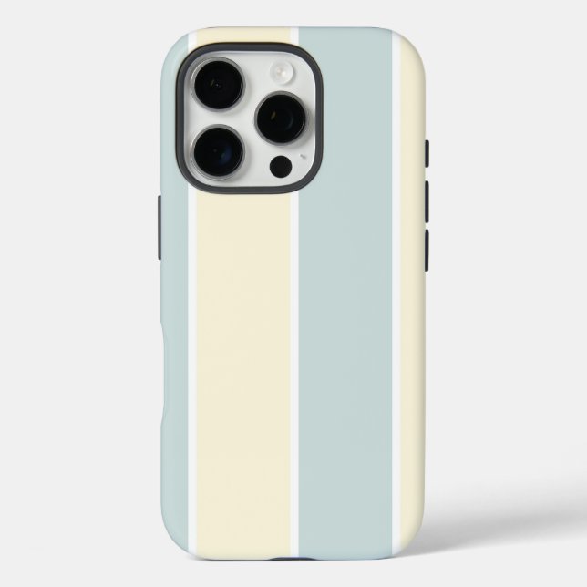 Soft Colour Vertical Stripe Pattern Design Case-Mate iPhone Case (Back)