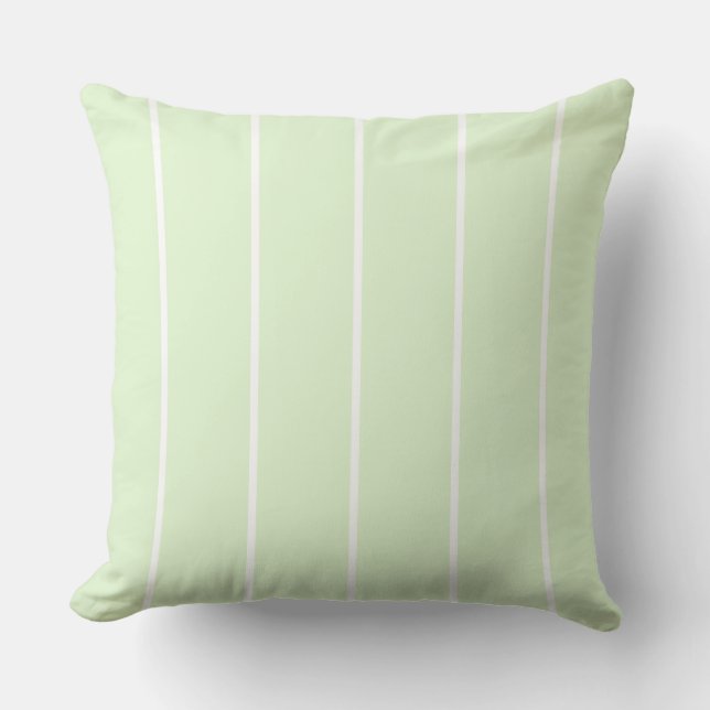 Soft Colour Vertical Stripe Pattern Design Cushion (Front)