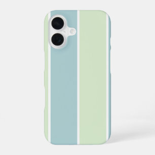 Soft Colour Vertical Stripe Pattern Design iPhone 16 Case