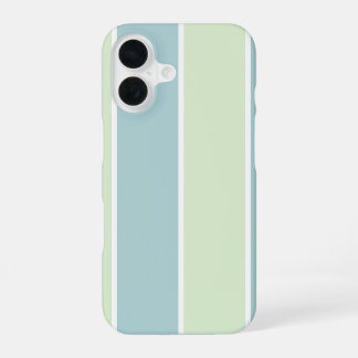 Soft Colour Vertical Stripe Pattern Design iPhone 16 Case