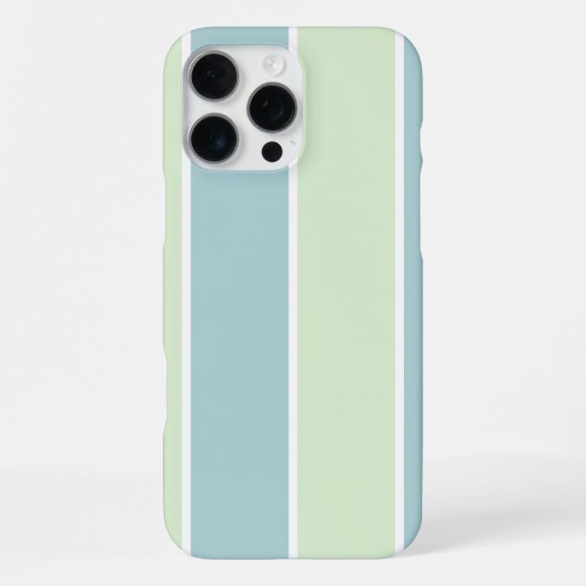Soft Colour Vertical Stripe Pattern Design iPhone Case (Back)