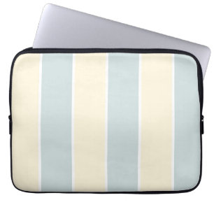 Soft Colour Vertical Stripe Pattern Design Laptop Sleeve