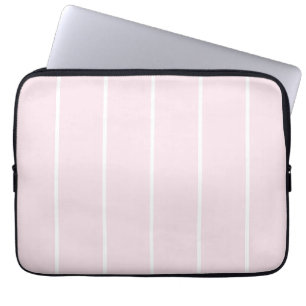 Soft Colour Vertical Stripe Pattern Design Laptop Sleeve