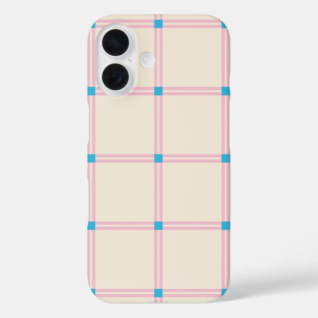 Soft Colour Vertical Stripe Pattern Point Design Case-Mate iPhone Case (Back)