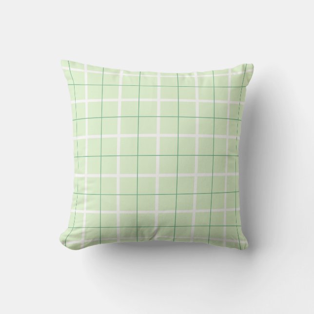 Soft Colour Vertical Stripe Pattern Point Design Cushion (Front)