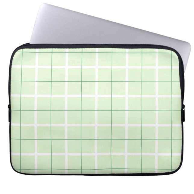 Soft Colour Vertical Stripe Pattern Point Design Laptop Sleeve (Front)