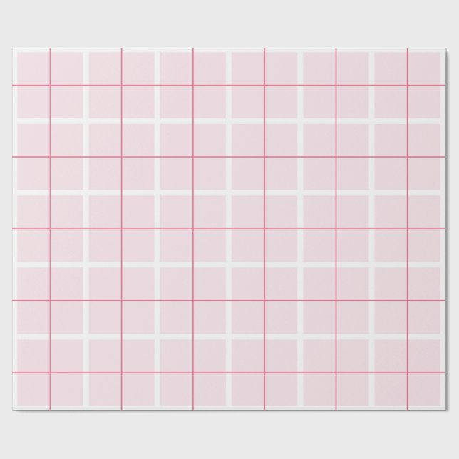 Soft Colour Vertical Stripe Pattern Point Design Wrapping Paper (Flat)