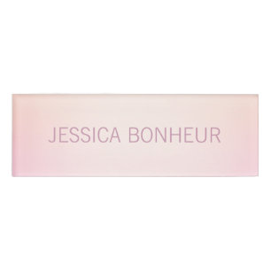 Soft Colours Fading Ombre Name Tag