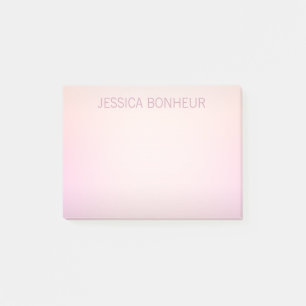 Soft Colours Fading Ombre Post-it Notes