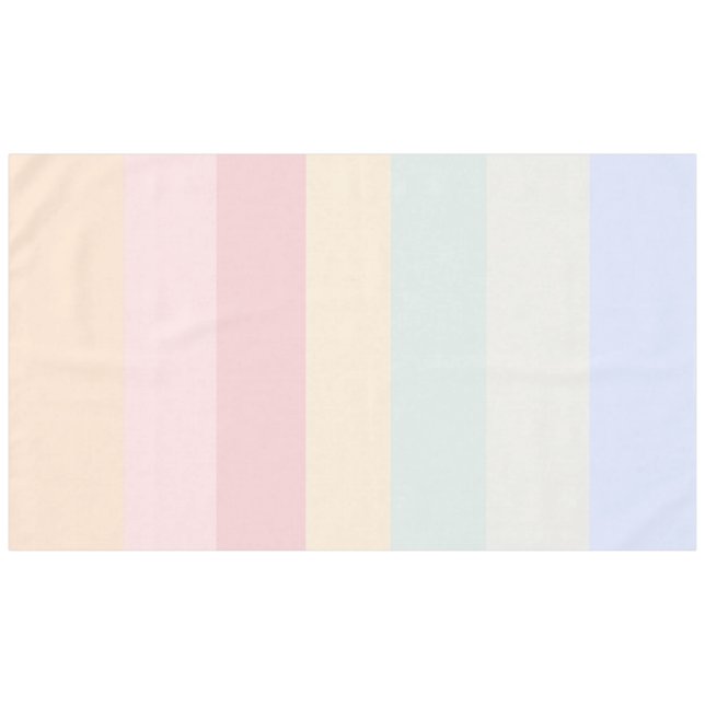 Soft Colours  Tablecloth (Front (Horizontal))