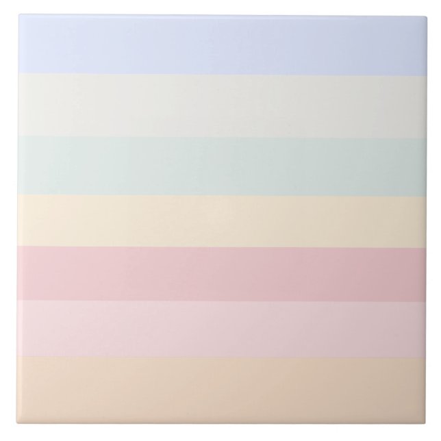 Soft Colours  Tile (Front)