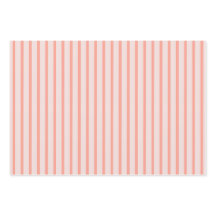 Soft Coral Peach and Blush Pink Stripes Floral