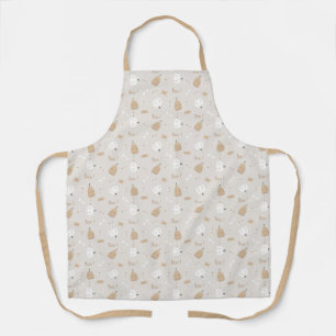 Soft Cosy Halloween Pattern Apron
