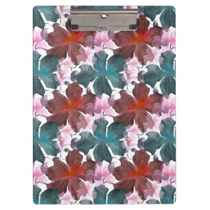 Soft Cottagecore Floral Pattern Pastel Aesthetic Clipboard