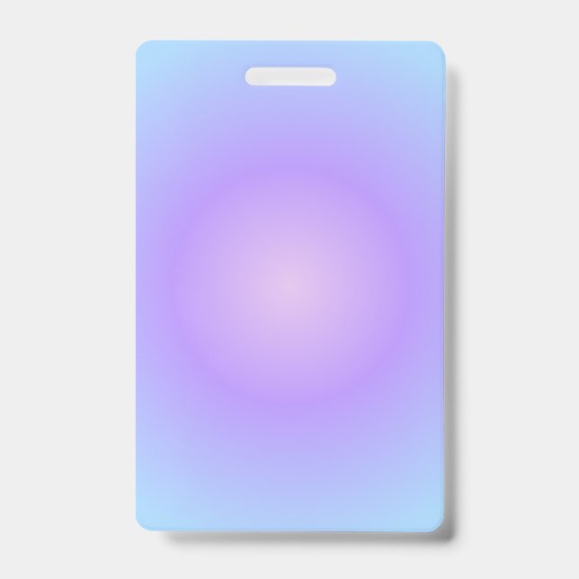 Soft Cotton Lavender ID Badge (Front)