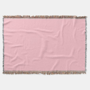 Soft Cozy Light Pink Accent Home Decor Throw Blank