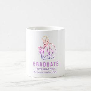 Soft Cream Pastel Freud Psychology Graduate Psycho Coffee Mug