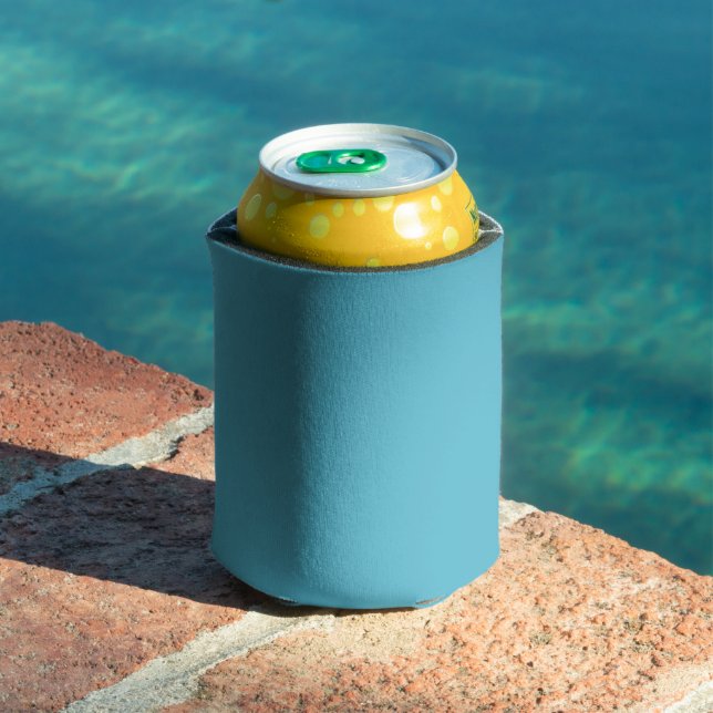 Soft Cyan Can Cooler (In Situ Pool)