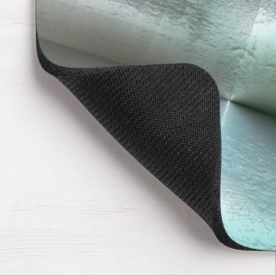 Soft cyan grey rocky texture with digital details mouse mat