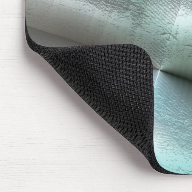 Soft cyan grey rocky texture with digital details  mouse mat (Corner)