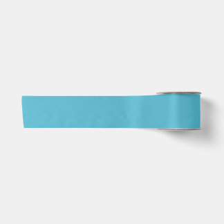 Soft Cyan Satin Ribbon